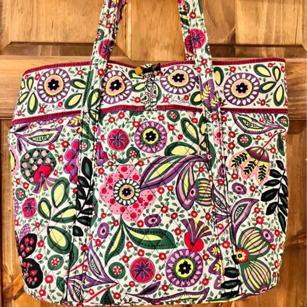 Retired Vera Bradley Diaper Bag Weekender With Changing Pad and Accessory Case
